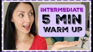 INTERMEDIATE 5 Minute Vocal Warm Up ALL VOICE Types [upl. by Lebasi]