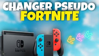 COMMENT CHANGER SON PSEUDO FORTNITE SUR SWITCH [upl. by Andree]