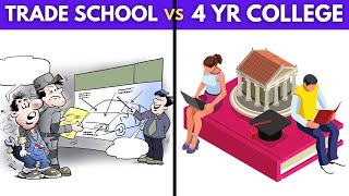 Trade school vs College  How they compare [upl. by Ynohtnakram]