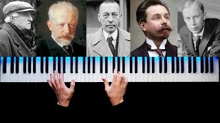 TOP 5 MOST FAMOUS RUSSIAN PIANO PIECES [upl. by Body]