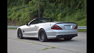 2005 Mercedes Benz SL55 walk around and tour [upl. by Nalrah]