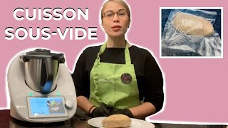 Comment utiliser la cuisson sousvide avec le THERMOMIX TM6  Cuire son foie gras basse température [upl. by Haily753]