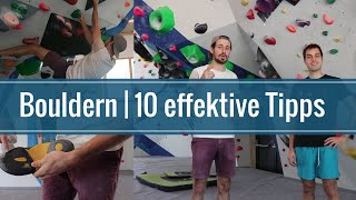 Bouldern  10 Technik Tipps amp Tricks für Anfänger [upl. by Nivlak]