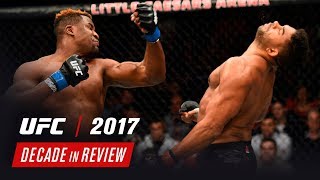 UFC Decade in Review  2017 [upl. by Esiuqram942]