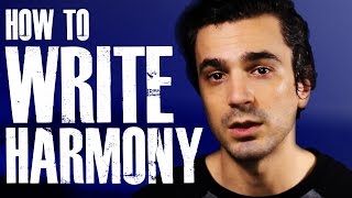 How to WRITE Harmonies Vocal Harmony Tutorial [upl. by Uranie]