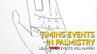 ✔ Palmistry amp Palm Reading  HOW to Predict WHEN Events Happen [upl. by Anirac]