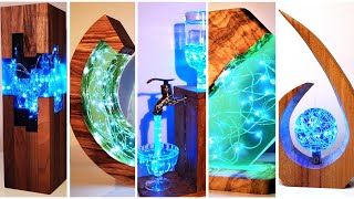 5 Most Amazing Epoxy Resin Lamps  Resin Art [upl. by Llebasi]