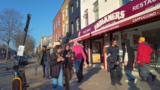 Walking London’s Hackney High Streets incl Dalston amp Stoke Newington  4K  Feb 2021 [upl. by Htebirol]