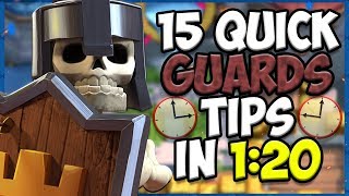 15 QUICK Tips About Guards🛡️ Clash Royale [upl. by Anamuj830]