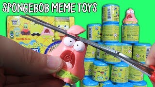 30 Spongebob Meme Toy Capsules  Yes actual meme toys [upl. by Reade]