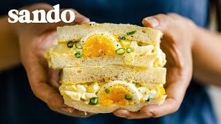 Easy Japanese EGG SALAD SANDWICH Recipe  EVERYDAY EATS [upl. by Lednek]