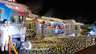 The Christmas Vacation House amp Cousin Eddies RV  Griswold Family Christmas Recreation and Lights [upl. by Massarelli]