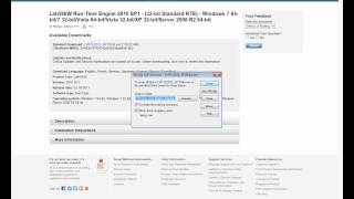 Downloading LabVIEW Runtime 2010 Service Pack HD [upl. by Elrebmik]