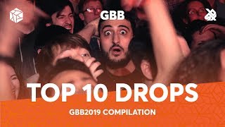 TOP 10 DROPS 😱 Grand Beatbox Battle Solo 2019 [upl. by Sigismondo673]