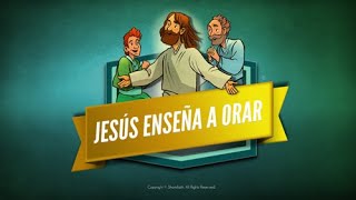 La historia bíblica del Padre Nuestro para niños  Lucas 11 Historia bíblica Sharefaith Kids [upl. by Aurora631]