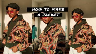 How to Sew a Jacket  Mens Fashion  Happily Dressed [upl. by Ahtnamas]