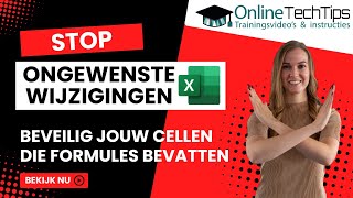 Excel  Cellen beveiligen [upl. by Bohner]