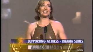 Allison Janney wins 2000 Emmy Award for Supporting Actress in a Drama Series [upl. by Donavon]