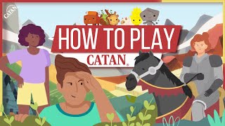 How to Play CATAN  The Most Adorable Overview Ever [upl. by Atilegna870]