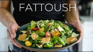 This EASY Fattoush Recipe will make you feel like a MASTER CHEF [upl. by Akimrehs980]