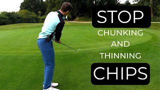 HOW TO HIT CHIP SHOTS AROUND THE GREEN  EASY TECHNIQUE [upl. by Hobard]