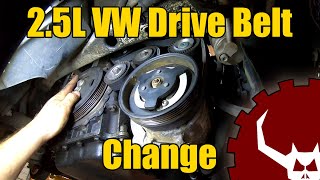 VW 25L Drive Belt Change [upl. by Eneri]