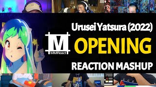 Urusei Yatsura 2022 Opening  Reaction Mashup [upl. by Kendal]