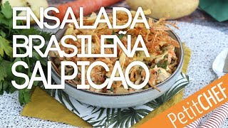 Receta Ensalada brasileña Salpicão I Petitchef [upl. by Ribaudo208]