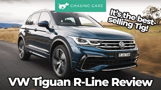 Volkswagen Tiguan RLine 2021 review  Chasing Cars [upl. by Richma]