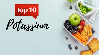 TOP 10 Potassium rich foods NOT bananas [upl. by Dranek758]