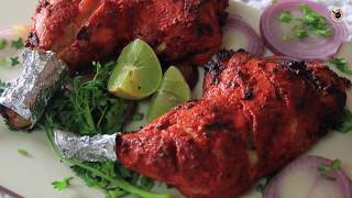 Chicken Tandoori Recipe  Restaurant Style Homemade Chicken Tandoori  Easy Chicken Recipes [upl. by Hawkie713]