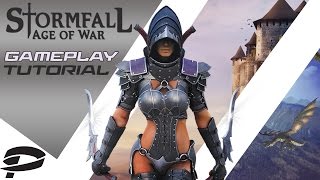 Stormfall Age of War Game Play tutorial for beginners [upl. by Pantin]