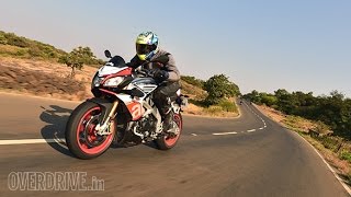 Aprilia Tuono V4 1100 Factory road test review [upl. by Yemerej]