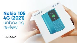 Nokia 105 4G 2021 Blue  Unboxing Review [upl. by Alverta]