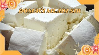 KAKO NAPRAVITI DOMACI SIR NA JEDNOSTAVAN NACIN HOMEMADE CHEESE [upl. by Lahtnero]