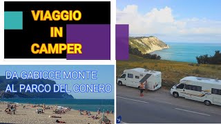 Viaggio in camper italia EP2 Da Gabicce Mare al Parco del Conero [upl. by Tayler]