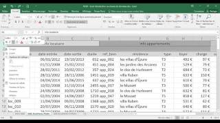 Excel  1 Basique  Cours Introduction aux bases de données [upl. by Bedelia579]