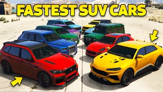 GTA 5 Online  Best Fully Upgraded SUV Cars  Fastest SUV Cars in GTA Online [upl. by Akered]