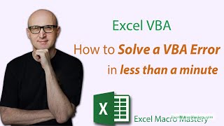 How to Solve a VBA Error in Less Than a Minute [upl. by Essirehc861]