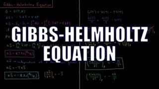 Chemical Thermodynamics 68  GibbsHelmholtz Equation [upl. by Bidle299]