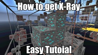 How to get XRay Java Edition ONLY Minecraft [upl. by Elokin]