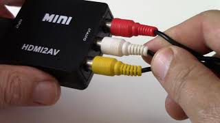 How to Convert HDMI to RCA [upl. by Chrisoula]