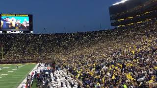 Michigan football fans troll Penn State with quotWe Arequot chant [upl. by Netsriik919]