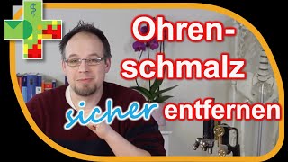 Ohrenschmalz sicher und schonend entfernen [upl. by Odnomor]