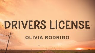 Olivia Rodrigo  drivers license Lyrics [upl. by Aihsekram]