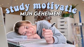 ZO HEB JIJ ALTIJD MOTIVATIE VOOR SCHOOL tips voor motivatie van een vwo 6 leerling [upl. by Nnayecats]