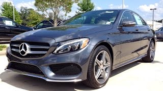 2015 MercedesBenz C Class C300 Sport Full Review Start Up Exhaust [upl. by Tiertza282]