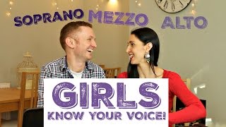 Female Voice Classification  Are you a SOPRANO MEZZO or ALTO singer [upl. by Lisk]