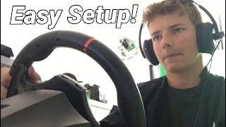 HOW TO SETUP AND GAMEPLAY FOR RWA RACING WHEEL [upl. by Wrench]