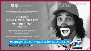 Ricardo González Gutiérrez beloved Mexican clown known as Cepillín dead at 75  ABC7 [upl. by Nyrahs856]